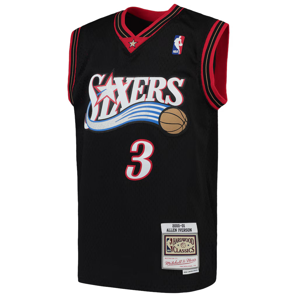 Philadelphia 76ers - 1997 Allen Iverson Dark Jersey
