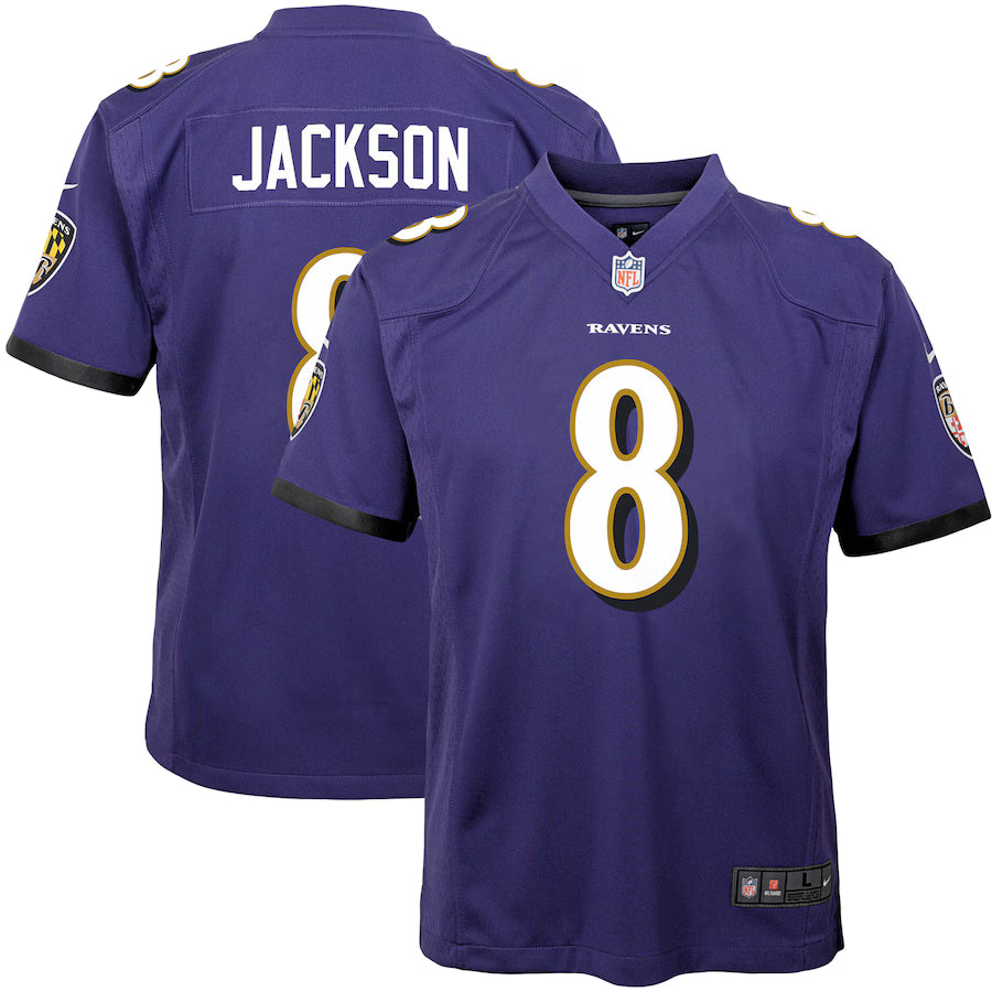 Baltimore Ravens - NFL Jackson Lamar Nike Youth Jersey
