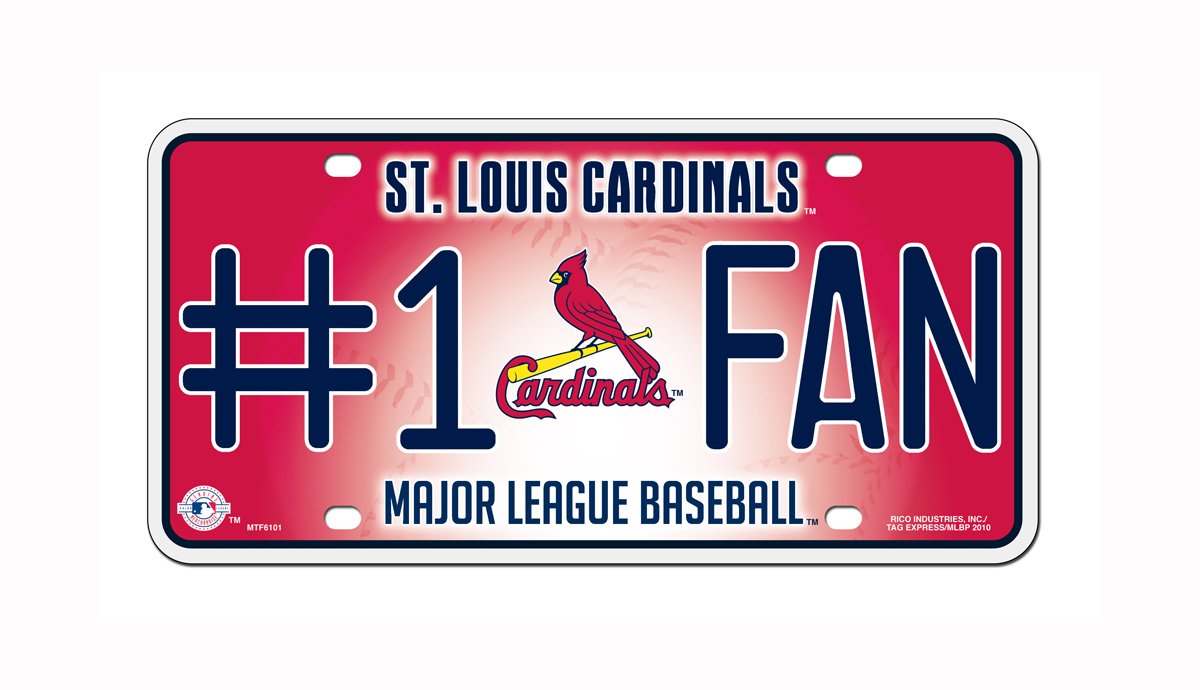 MLB St. Louis Cardinals #1 Fan Metal Tag