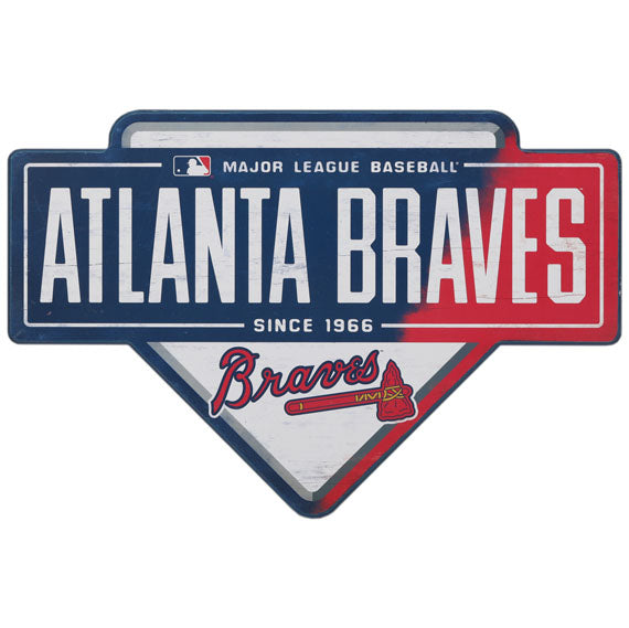 Atlanta Braves - MDF Base Wall Art