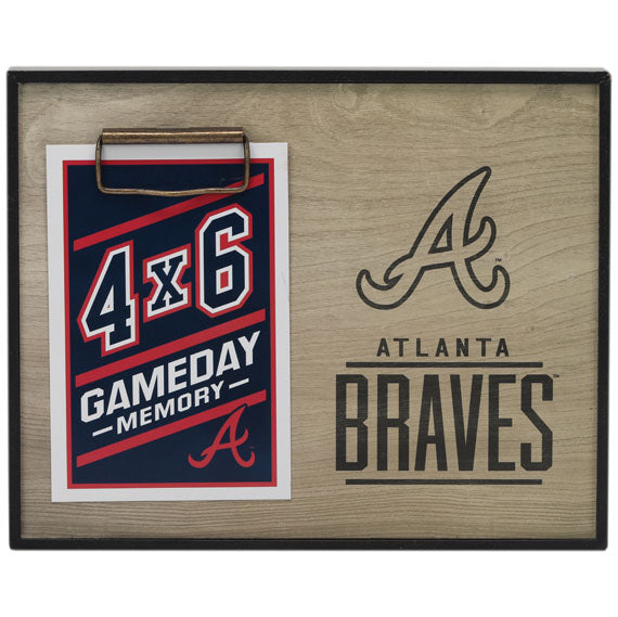 Atlanta Braves - MLB Team Logo 4" x 6" Photo Frame