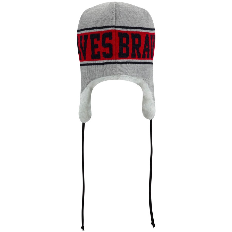 Atlanta Braves - Helmet Gray Knit Hat, New Era