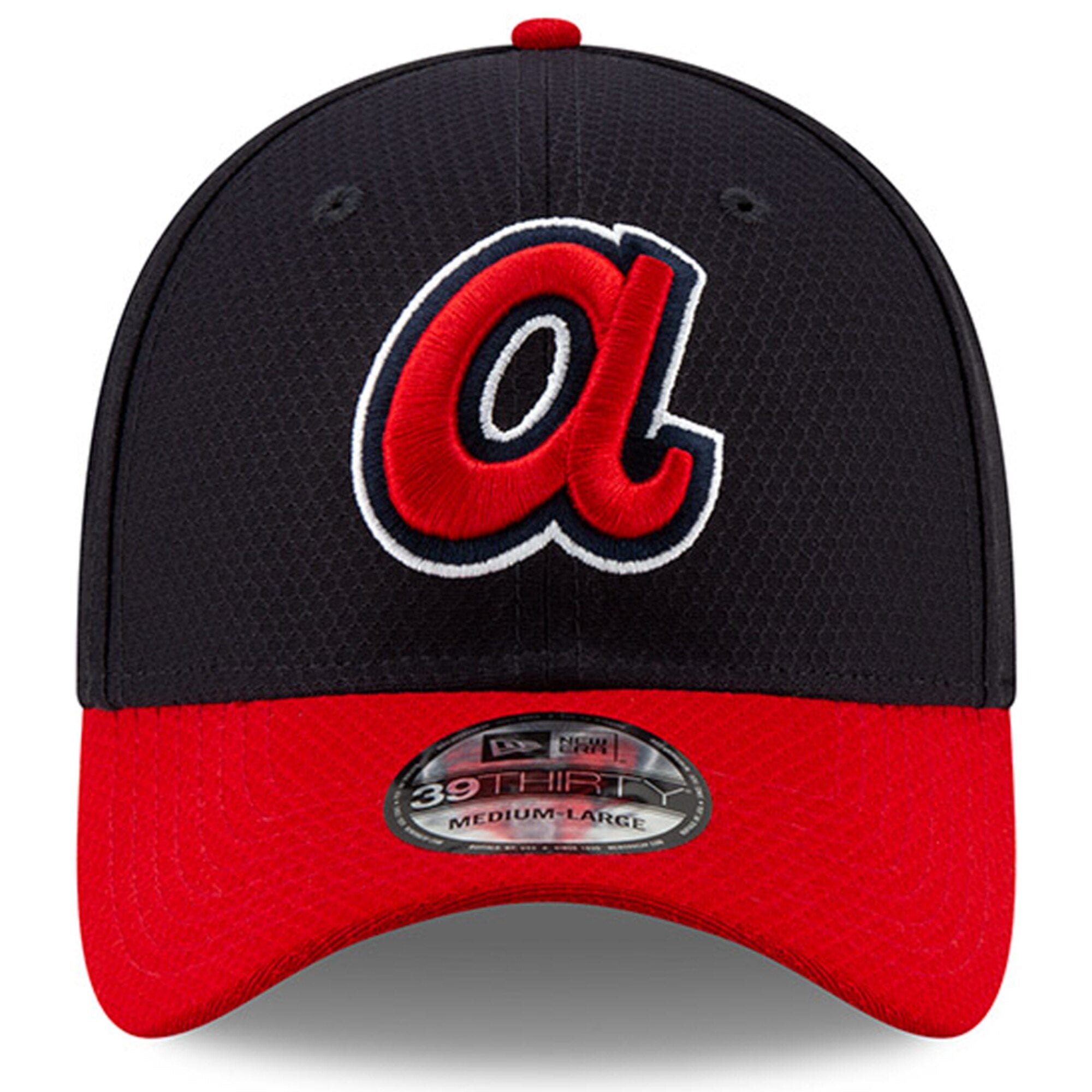 Atlanta Braves  Road 2019 Spring Training 39THIRTY Flex Hat - Navy/Red