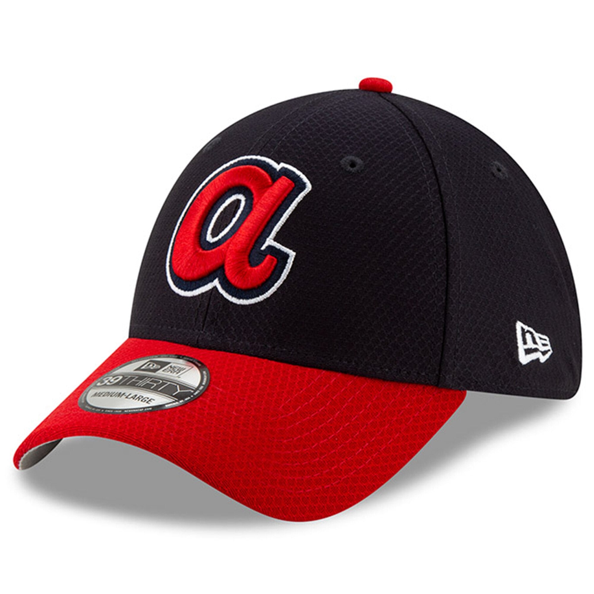 Atlanta Braves  Road 2019 Spring Training 39THIRTY Flex Hat - Navy/Red