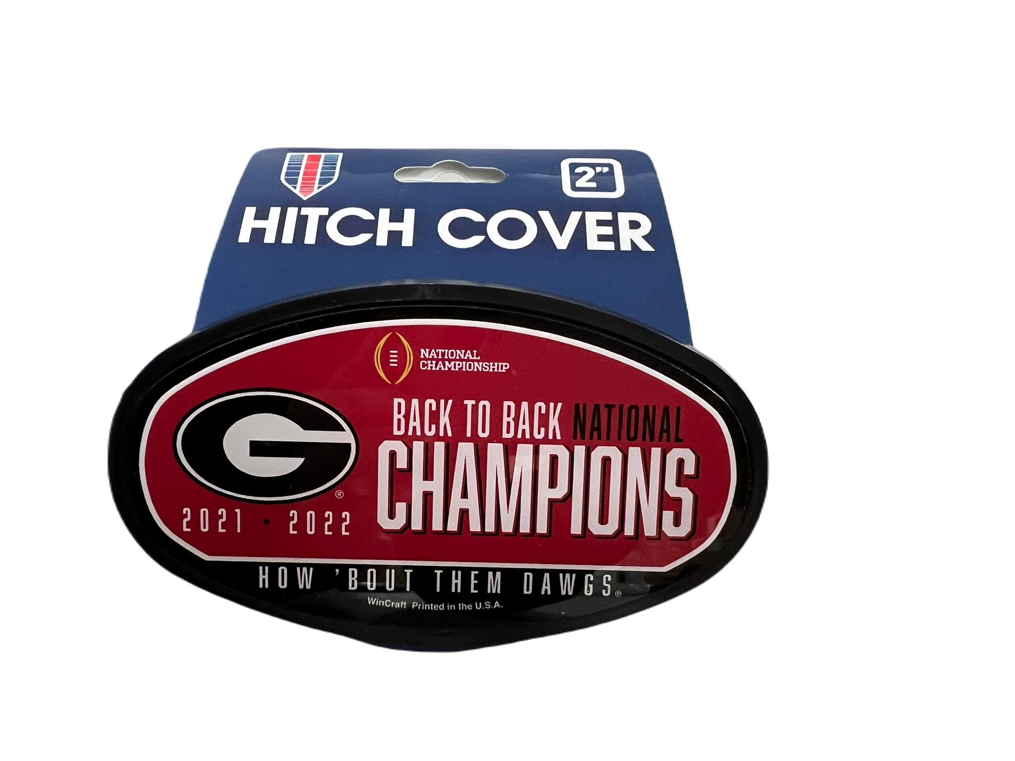 Georgia Bulldog - 2022 National Champions Oval Hitch Cover