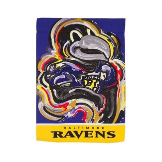 Baltimore Ravens - Justin Patten Suede GDN Flag Banner