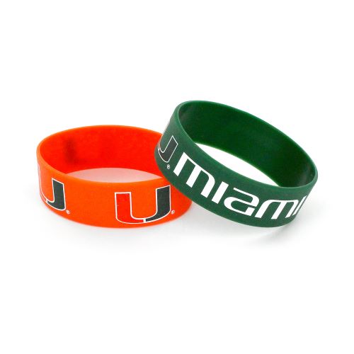 Miami Hurricanes 2 Pack Bracelets