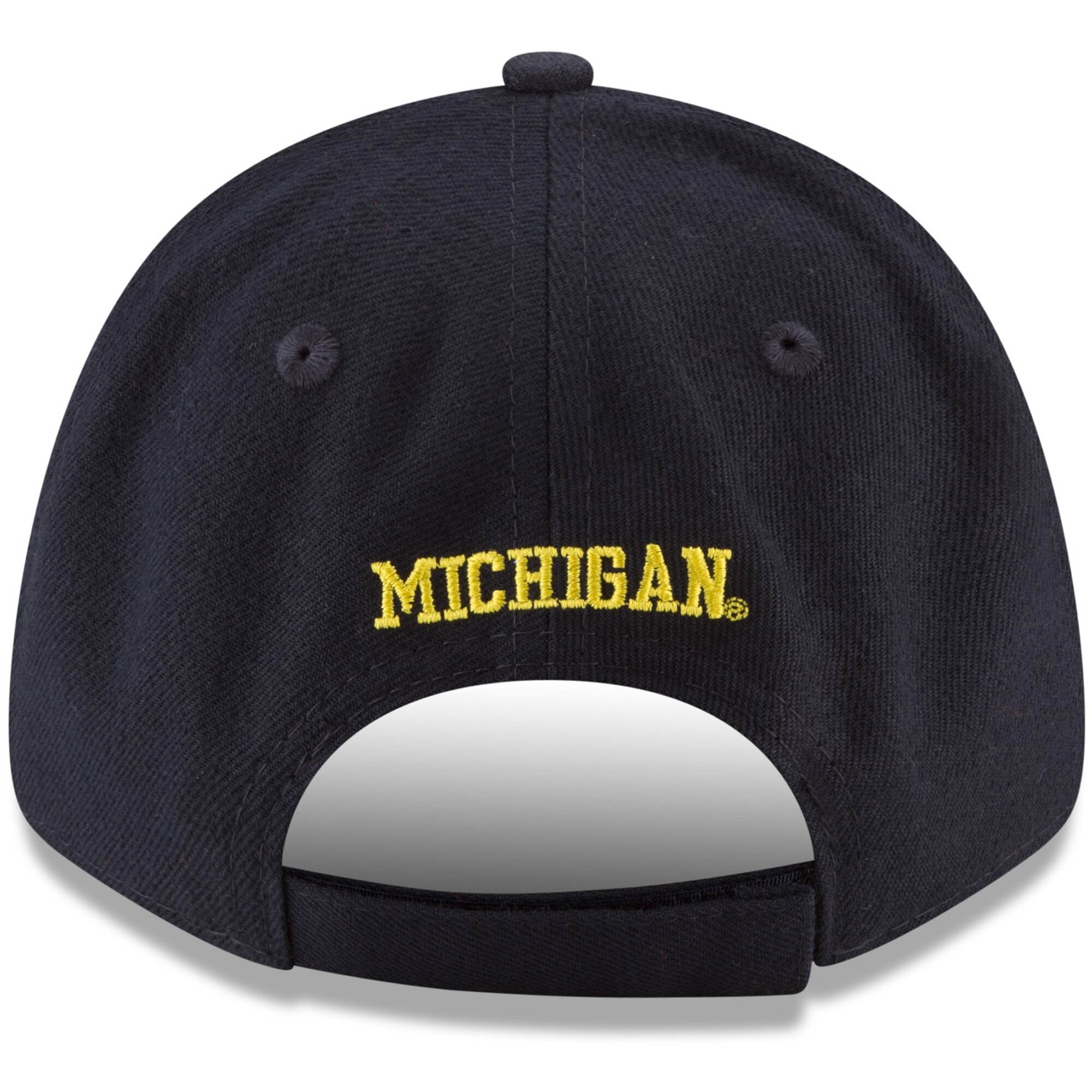 Michigan Wolverines New Era The League 9FORTY Adjustable Hat - Navy