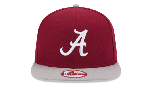 Alabama Crimson Tide 2 Tone Crimson Flatbill Snapback
