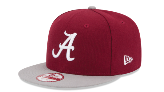 Alabama Crimson Tide 2 Tone Crimson Flatbill Snapback