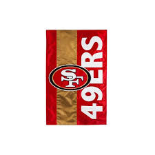 San Francisco 49ers - NFL Embellished House Flag