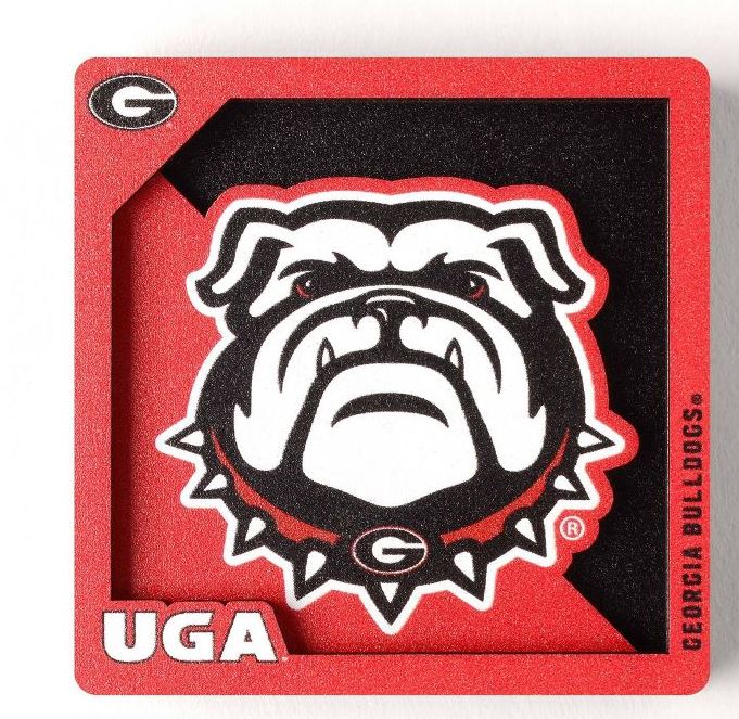 Georgia Bulldogs - 3D Logo Magnet