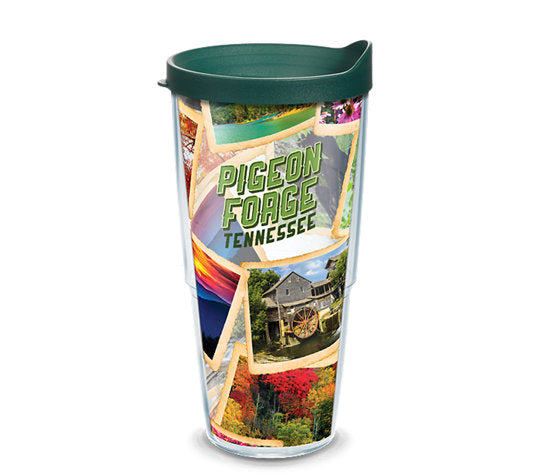 Pigeon Forge Collage DWT CL1 WRA 24oz. Tervis Cup