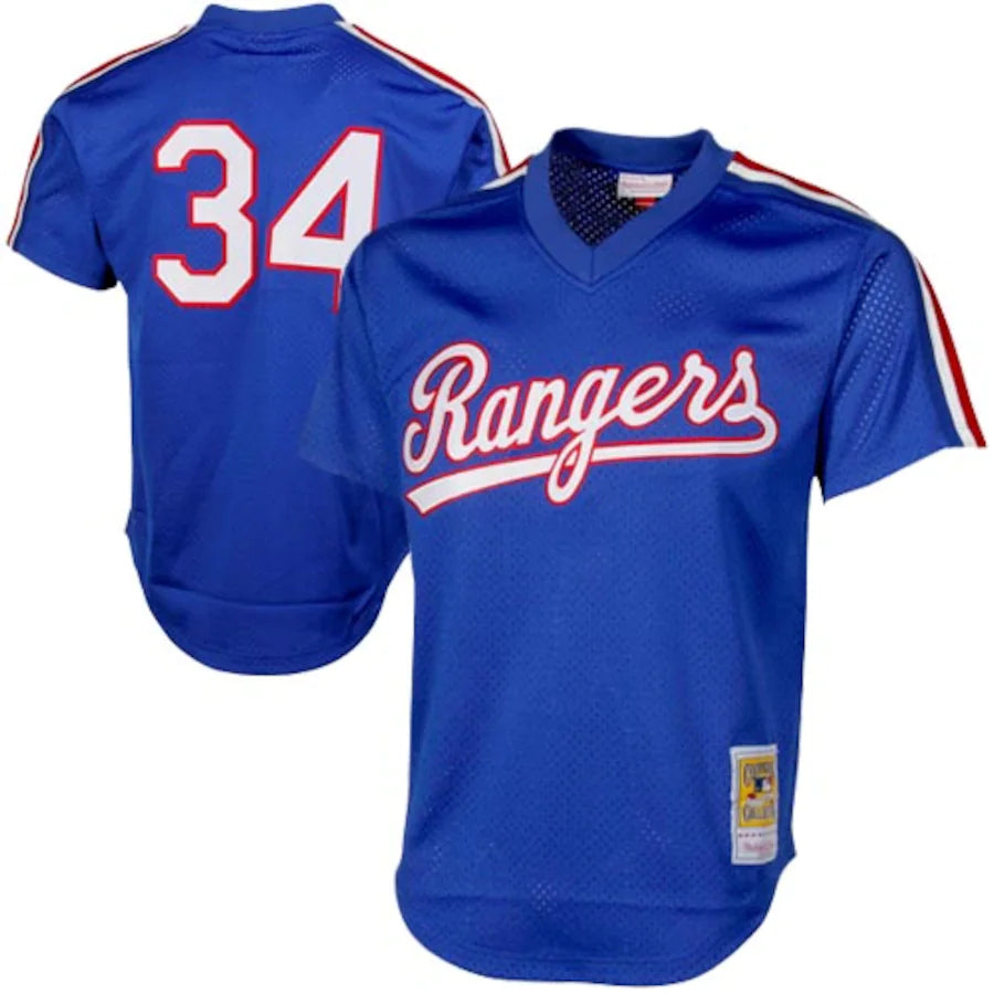 Texas Rangers - MLB Nolan Ryan 1989 Pullover Jersey