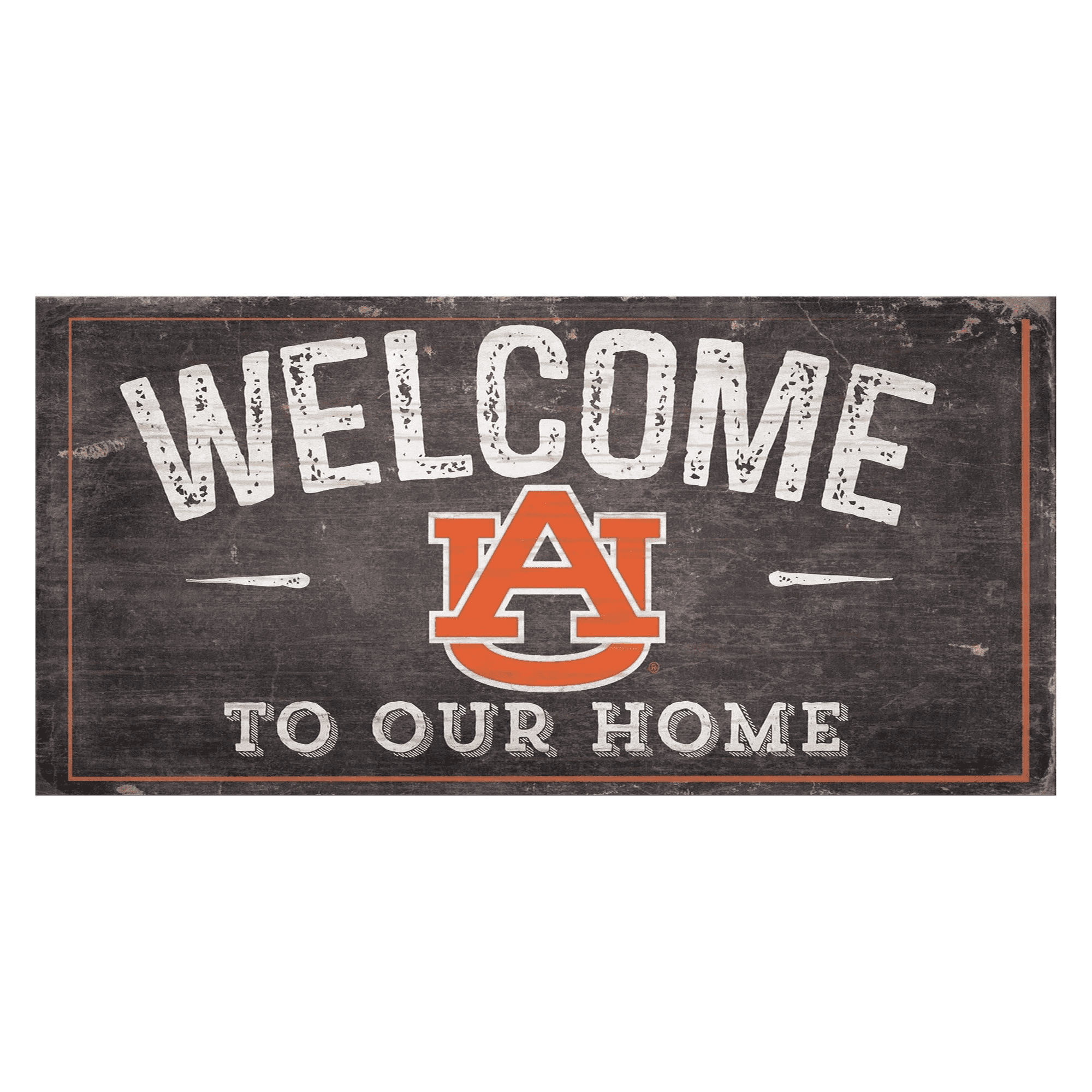 Auburn Tigers Welcome Distressed Sign